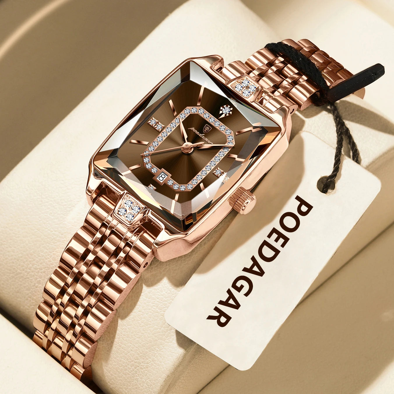 POEDAGAR Luxury Brand Ladies Wristwatch