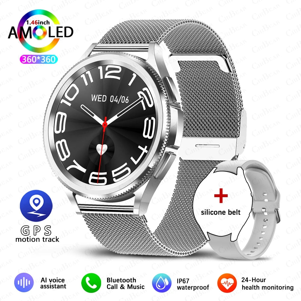 2025 New Smart Watch 6 Men's Smartwatch Android IOS
