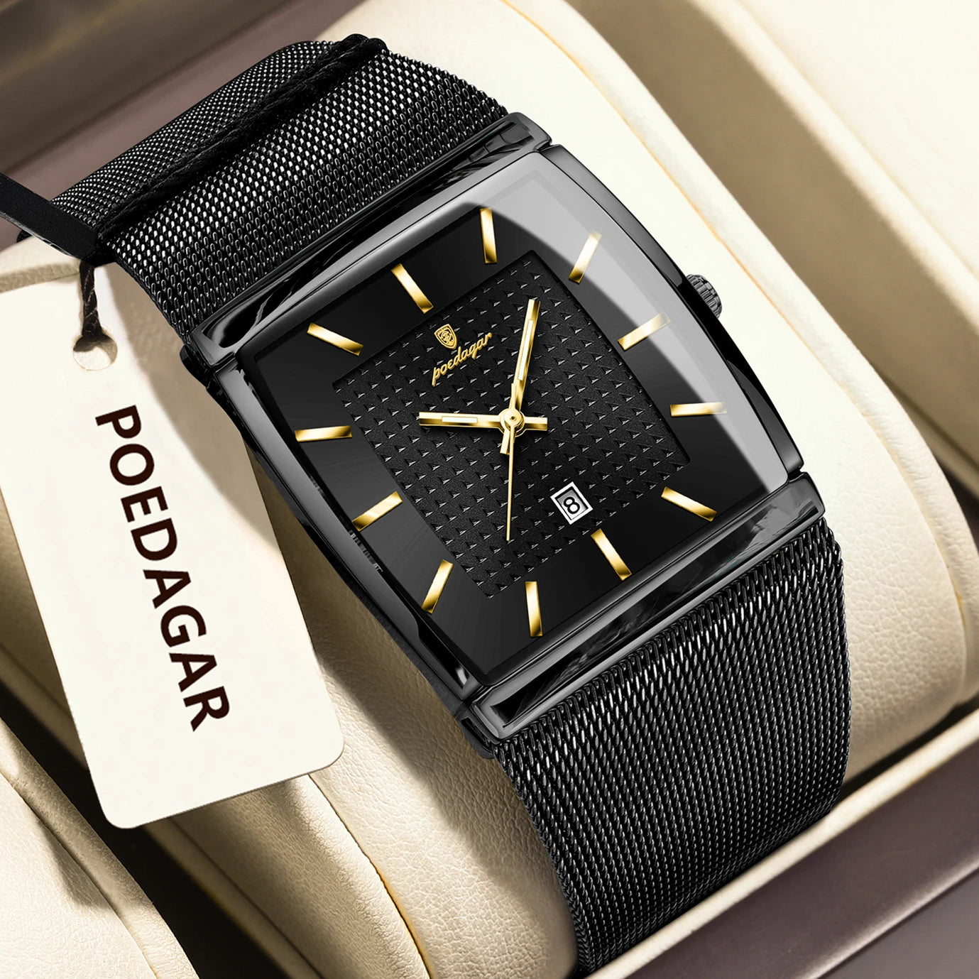 POEDAGAR Luxury Elegant Men's  Watche