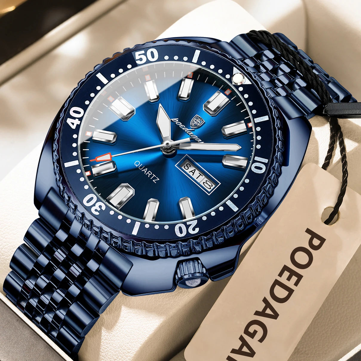 POEDAGAR Business Men Watch
