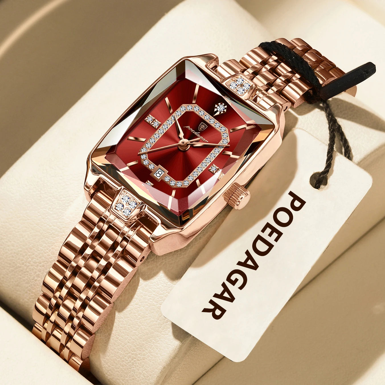 POEDAGAR Luxury Brand Ladies Wristwatch