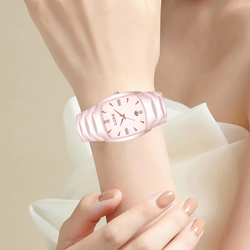 LIGE Fashion Luxury Woman Watch
