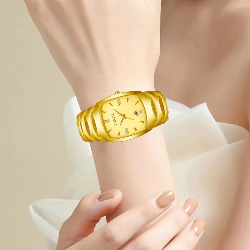 LIGE Fashion Luxury Woman Watch