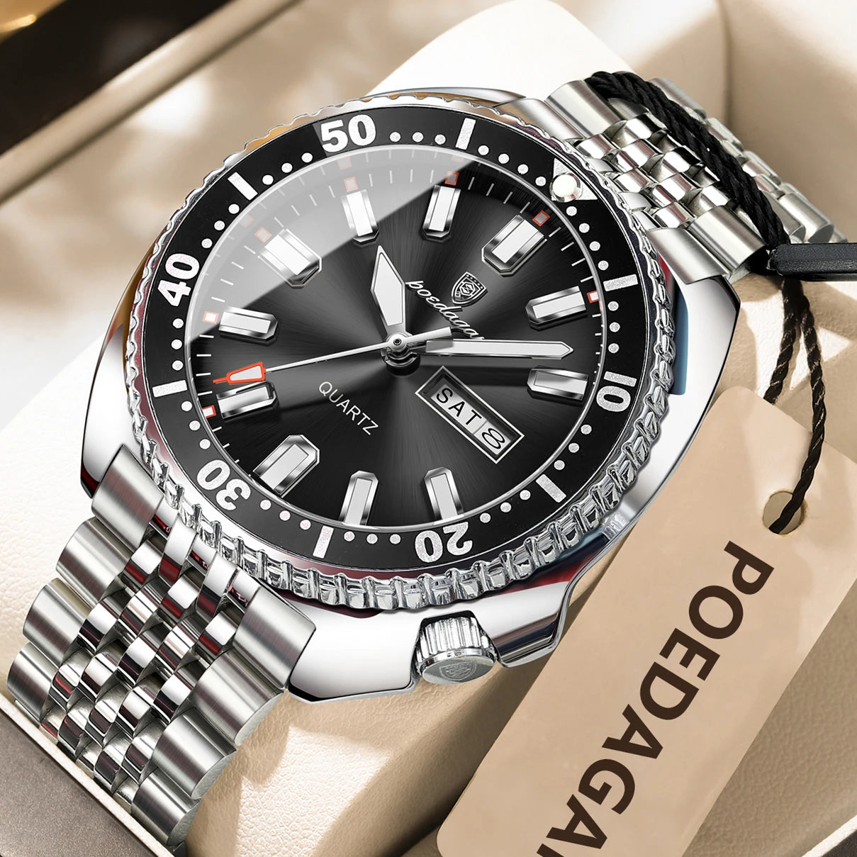 POEDAGAR Business Men Watch