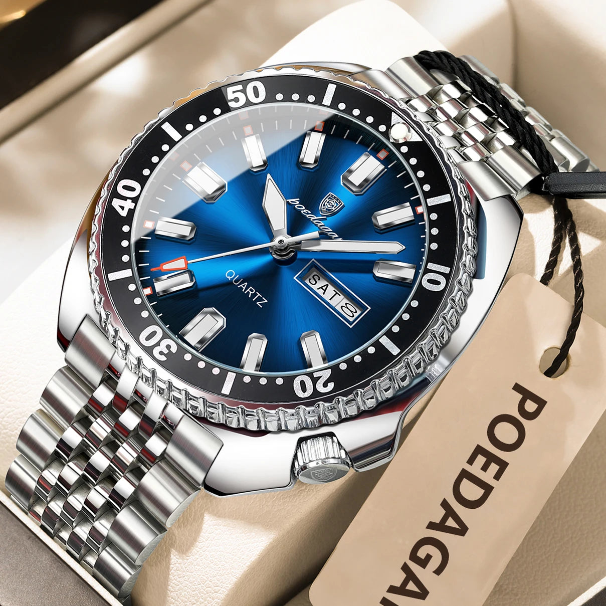 POEDAGAR Business Men Watch