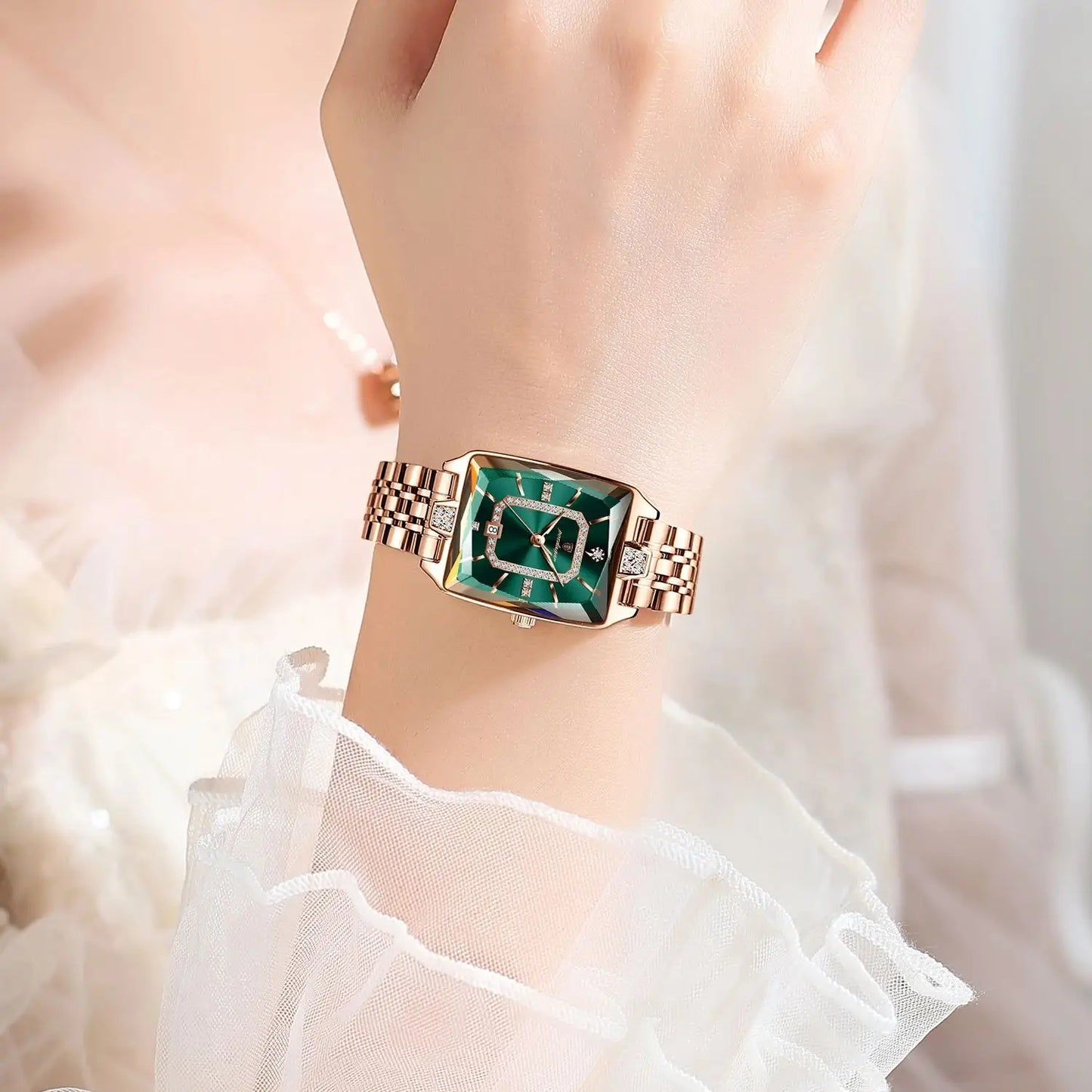 POEDAGAR Luxury Brand Ladies Wristwatch