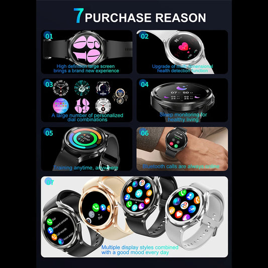 2025 New Smart Watch 6 Men's Smartwatch Android IOS