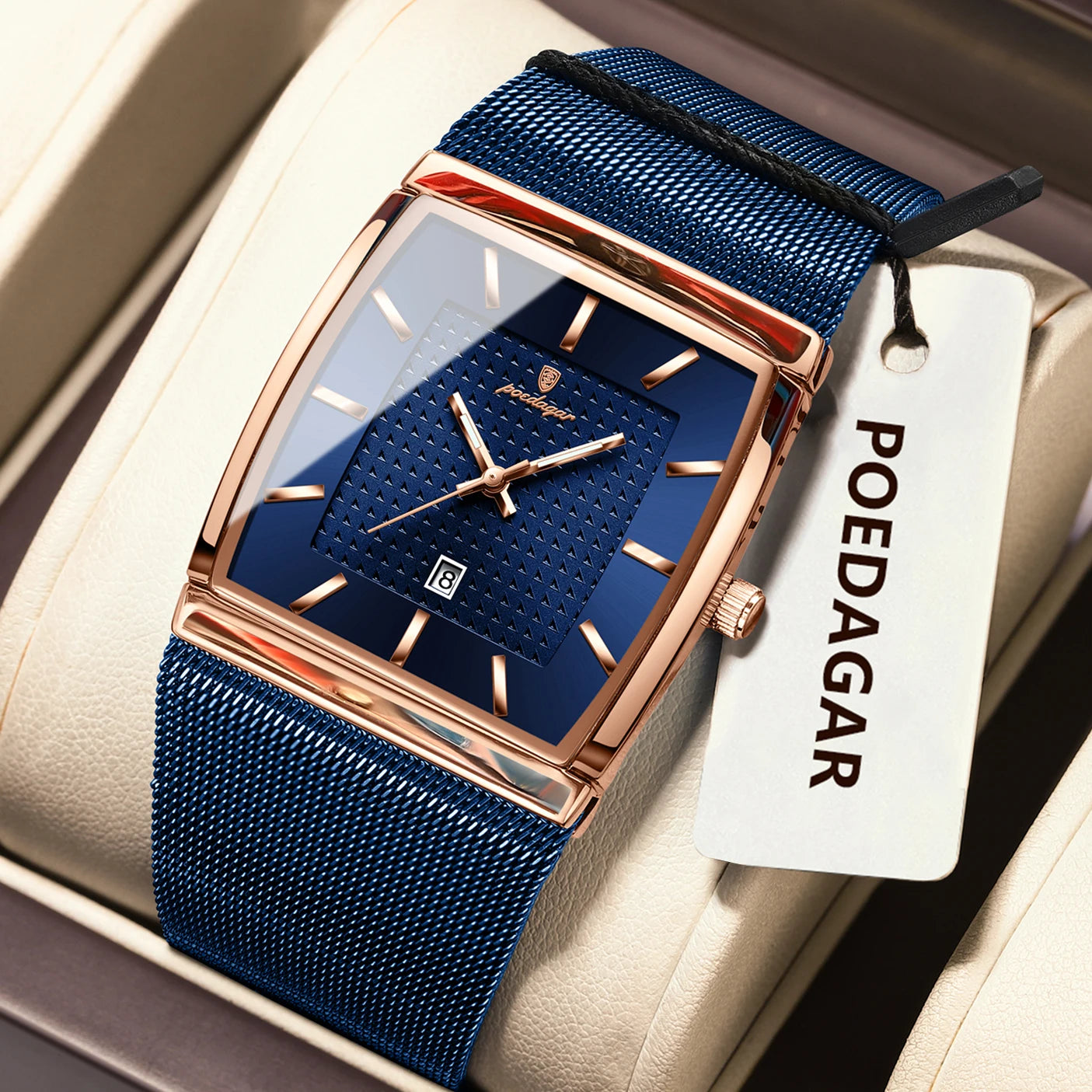 POEDAGAR Luxury Elegant Men's  Watche