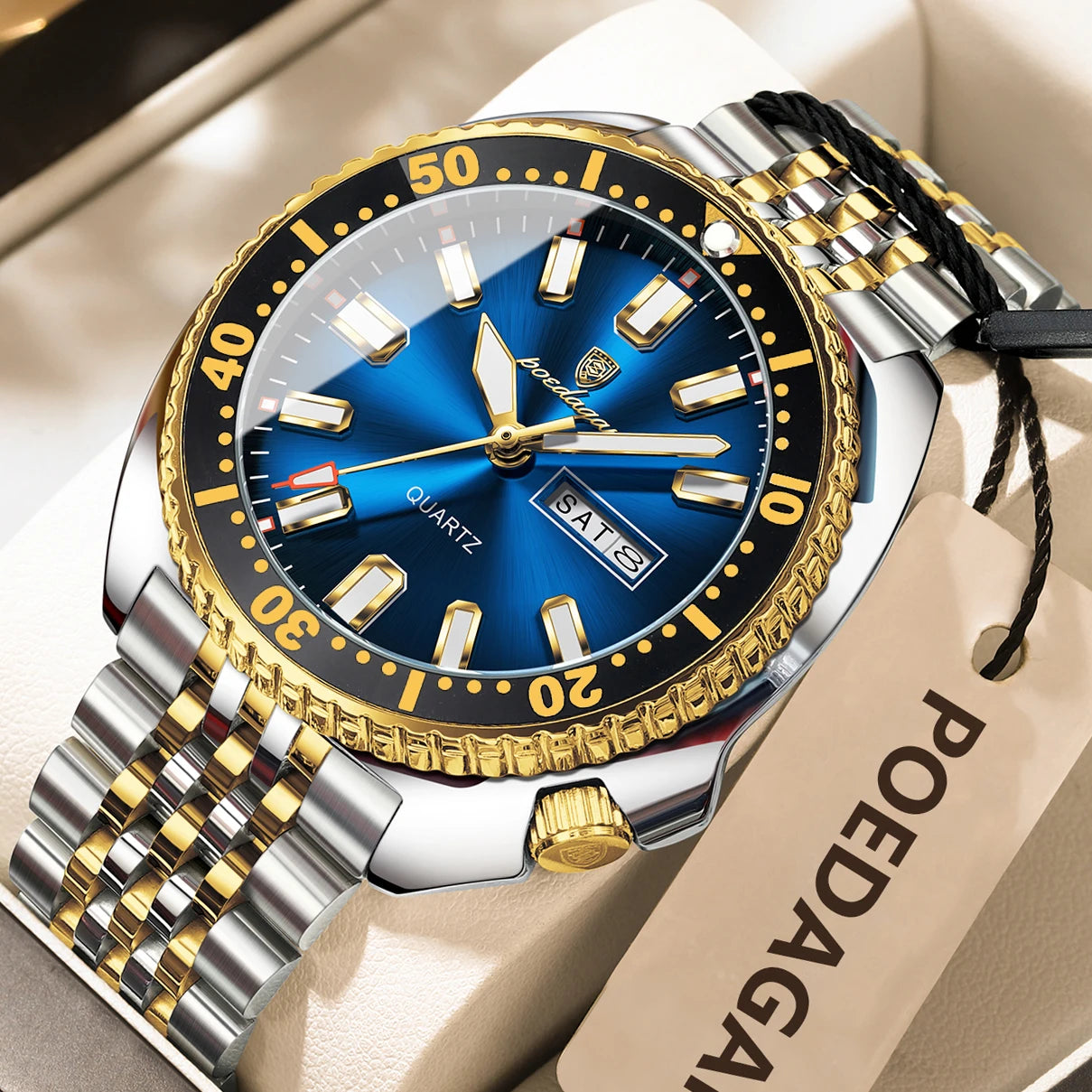 POEDAGAR Business Men Watch