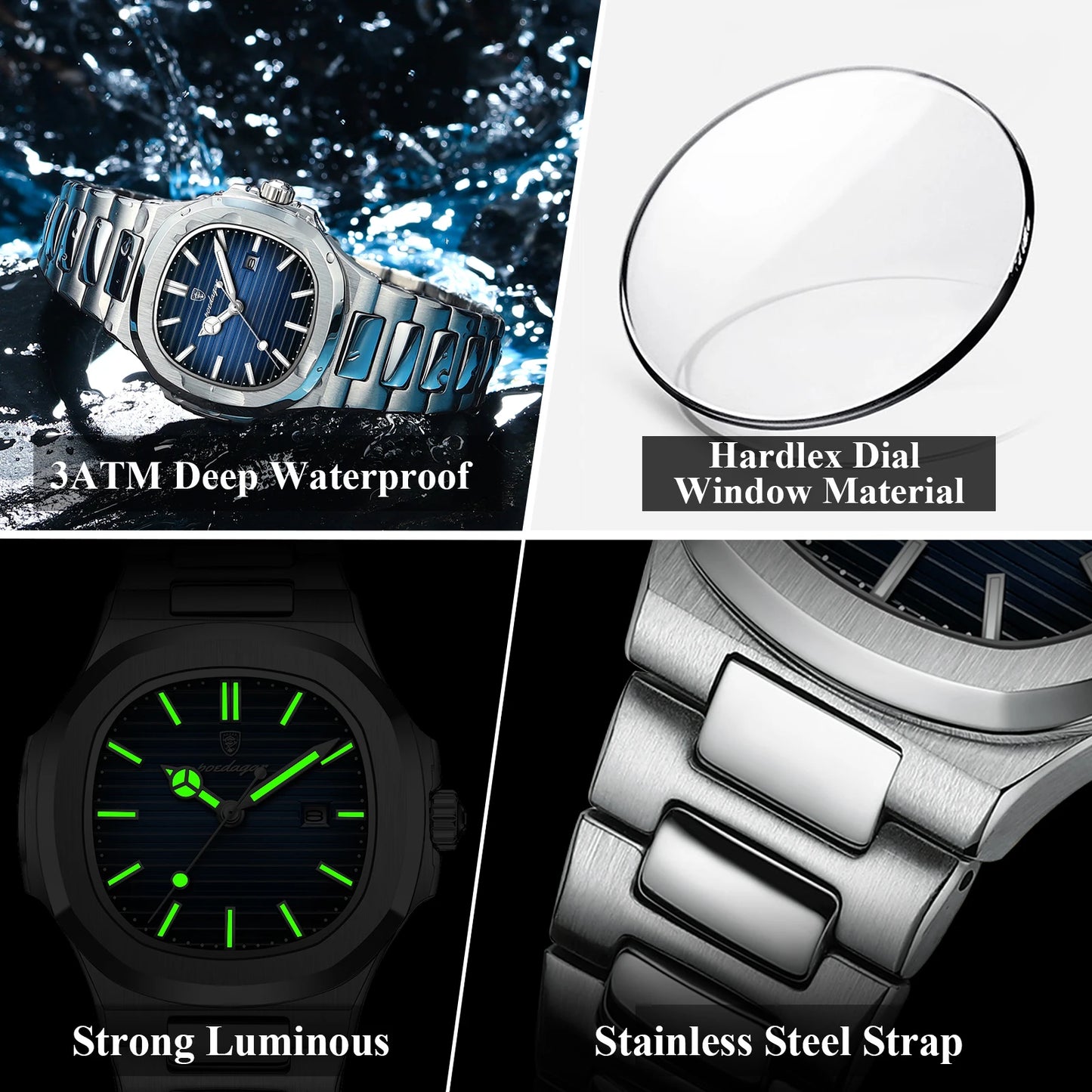 POEDAGAR Luxury Woman’s Quartz Watch