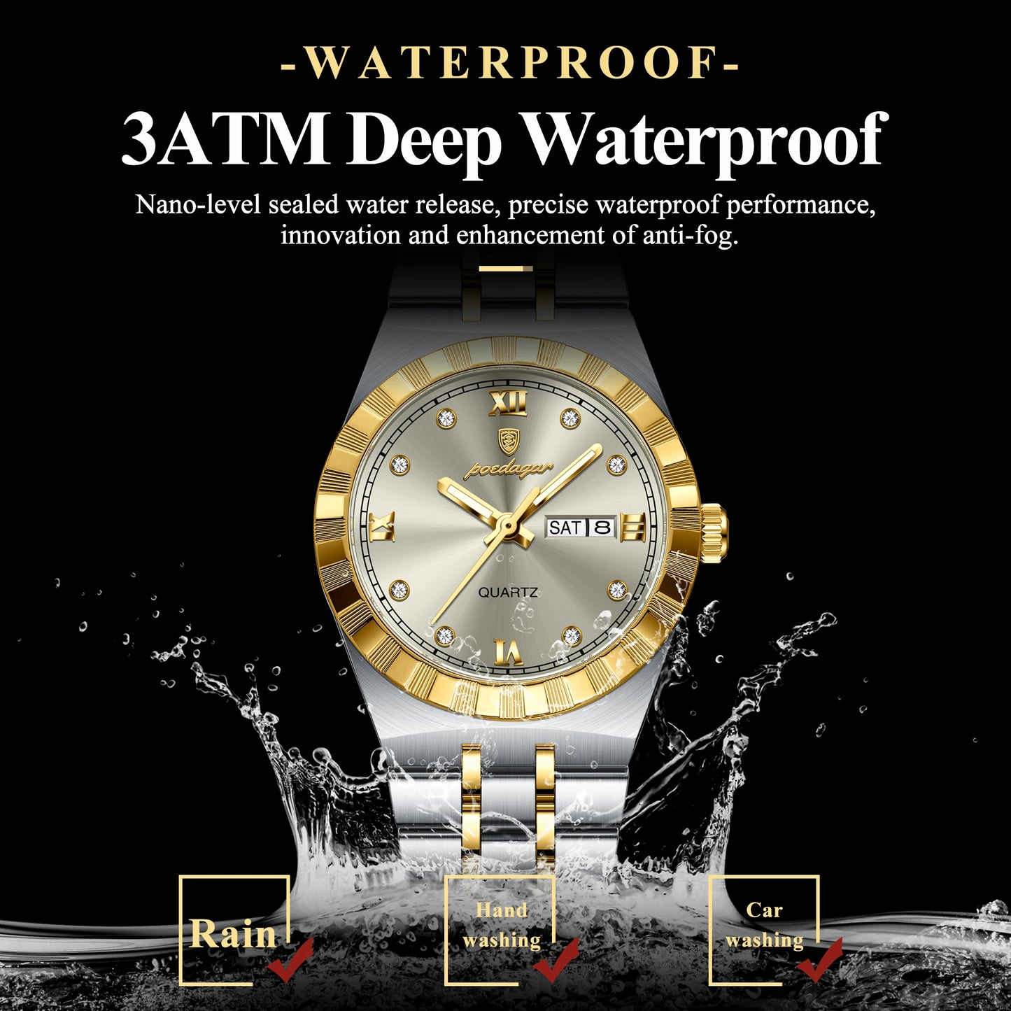 POEDAGAR Luxury Original Ladies Watch