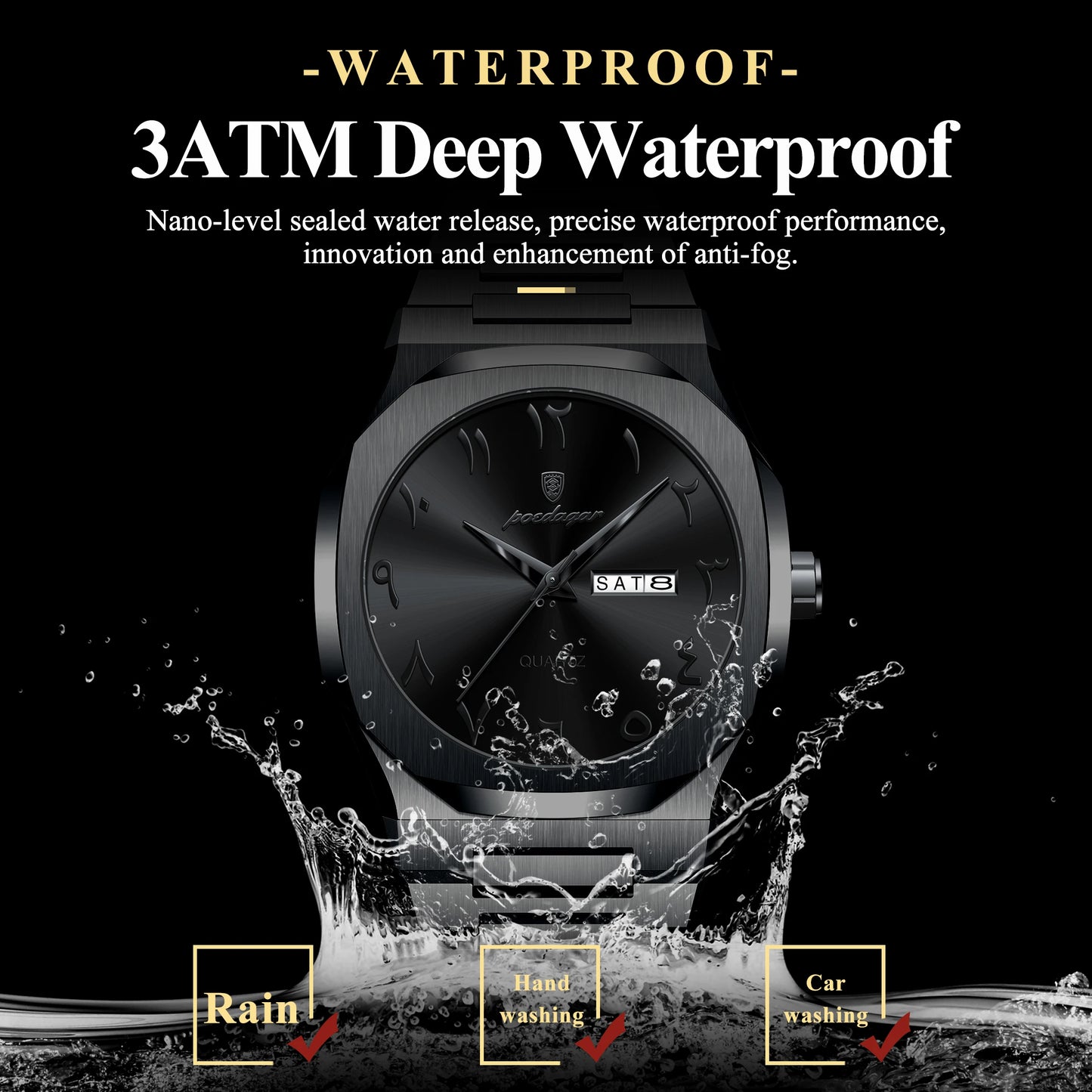 POEDAGAR Military Watch For Men