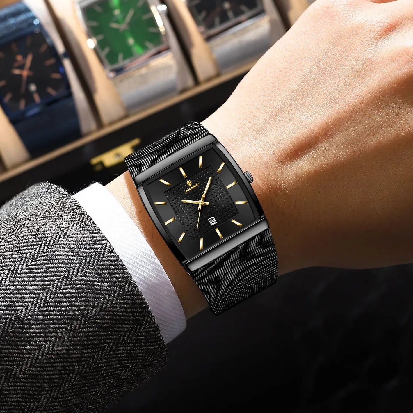 POEDAGAR Luxury Elegant Men's  Watche