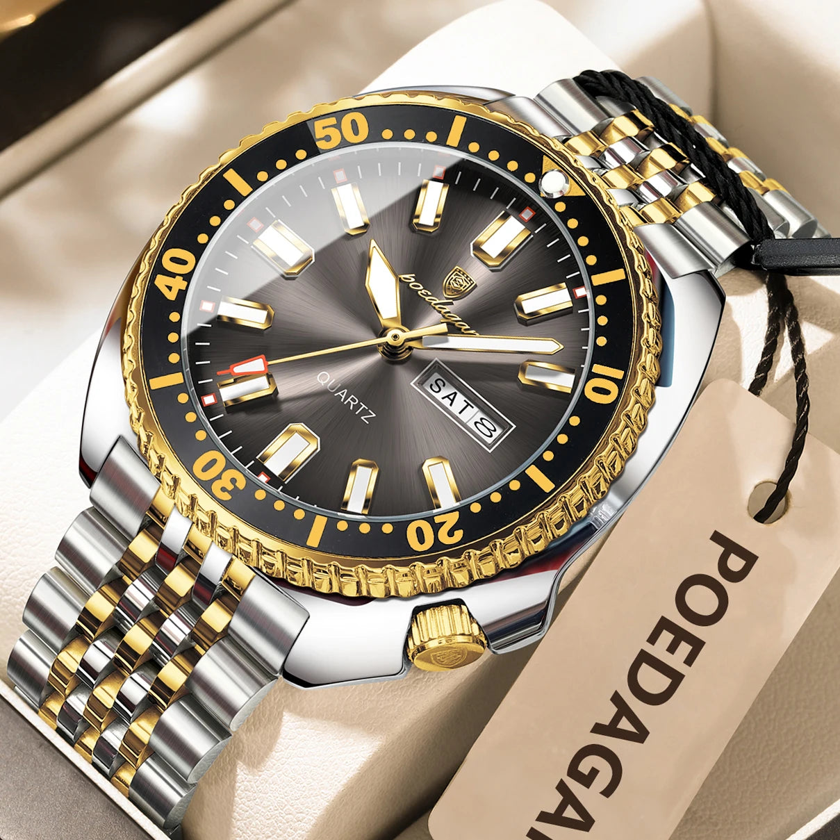 POEDAGAR Business Men Watch