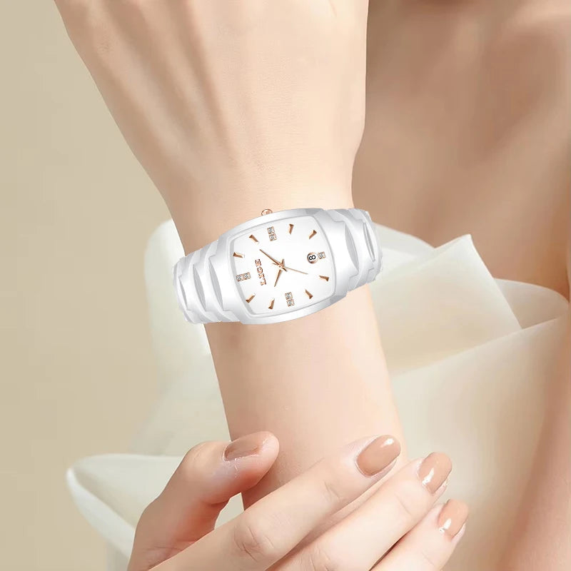 LIGE Fashion Luxury Woman Watch