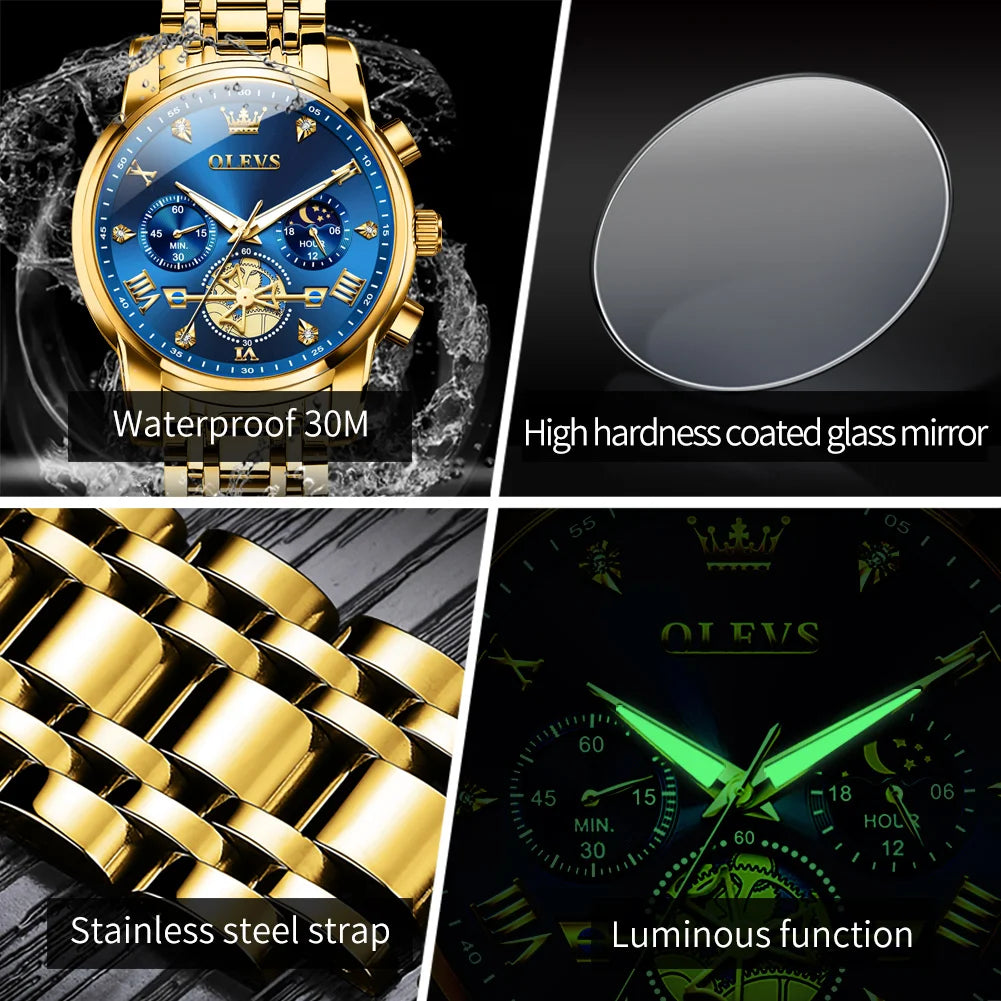 OLEVS Luxury Brand Men's Watch