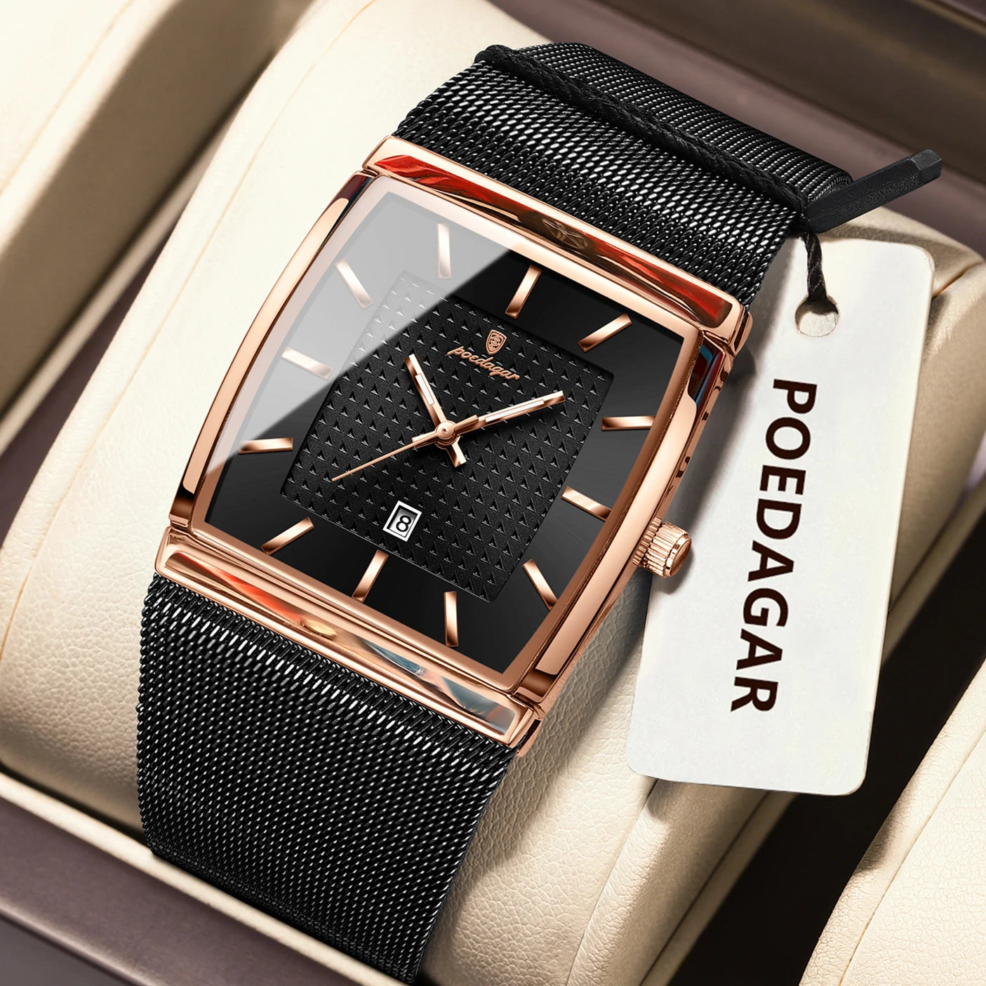 POEDAGAR Luxury Elegant Men's  Watche