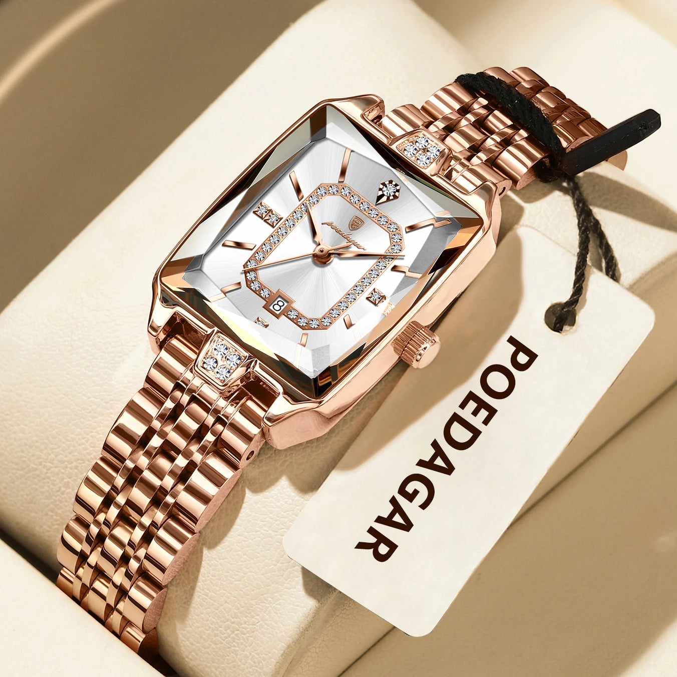 POEDAGAR Luxury Brand Ladies Wristwatch