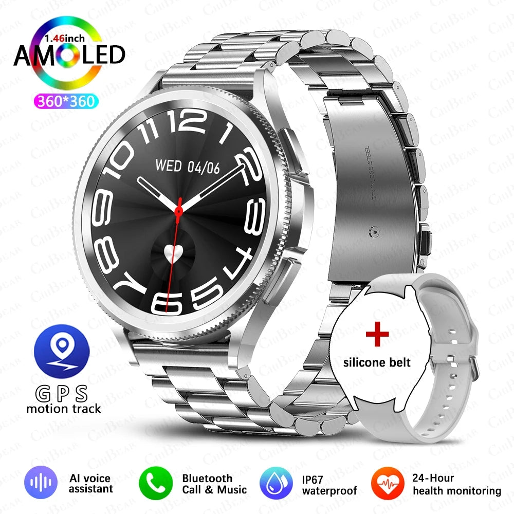2025 New Smart Watch 6 Men's Smartwatch Android IOS