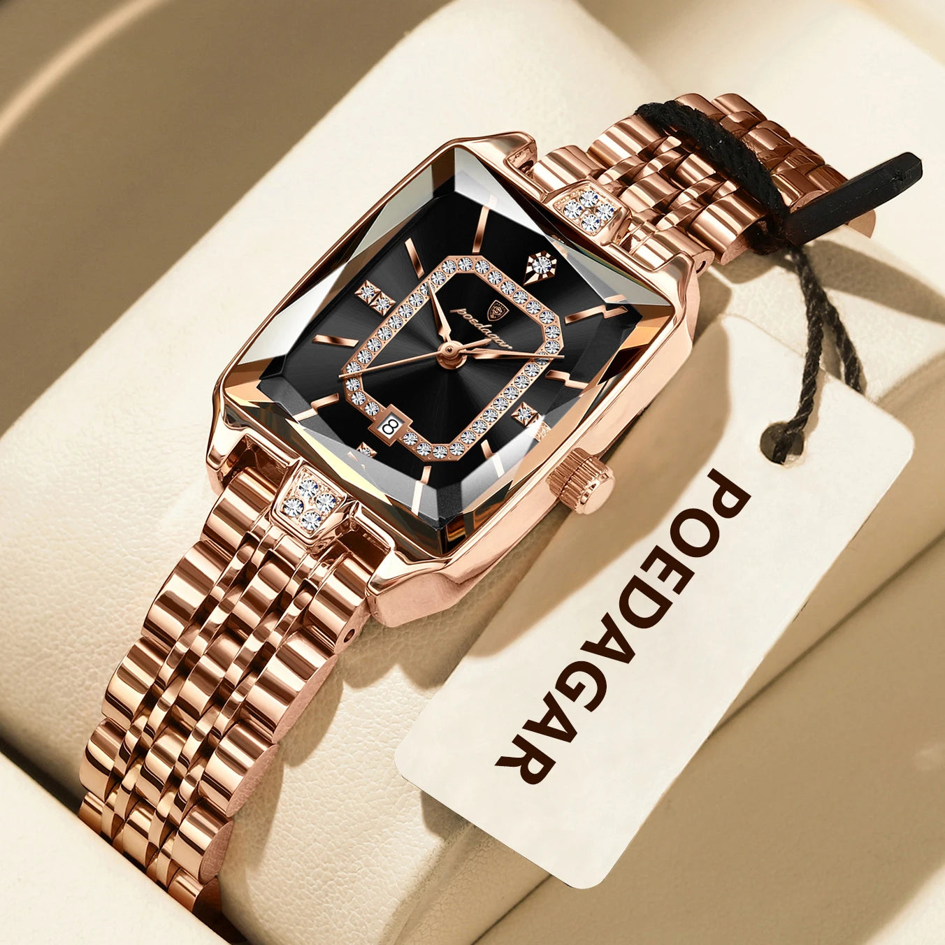 POEDAGAR Luxury Brand Ladies Wristwatch